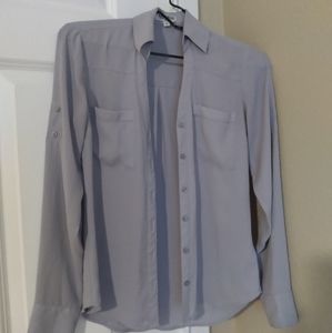Express the portofino shirt slim fit button down shirt size xxs